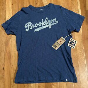 Brooklyn Dodgers Blue Tshirt Shirt Brand 47 Script Baseball MLB Medium M NWT